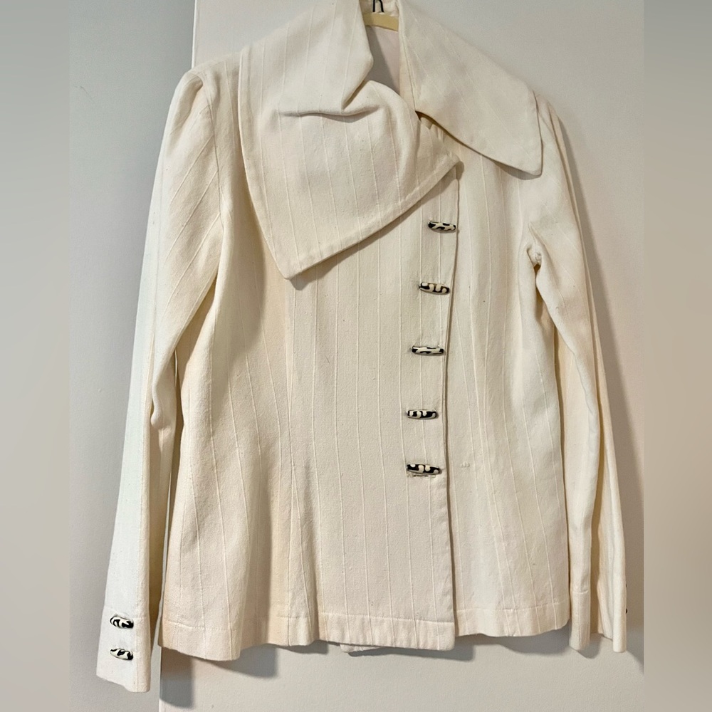 Kenya Designer Jacket with African bead buttons